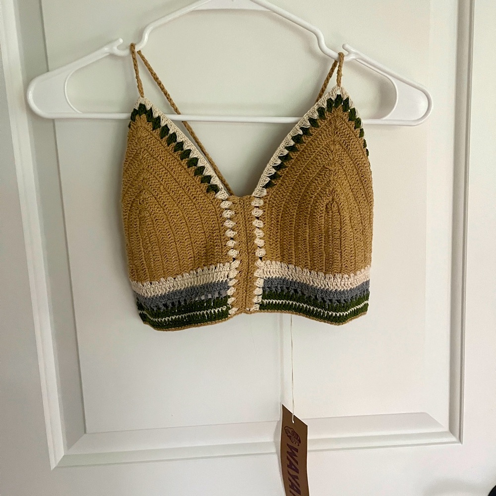 Wayan crochet beach top